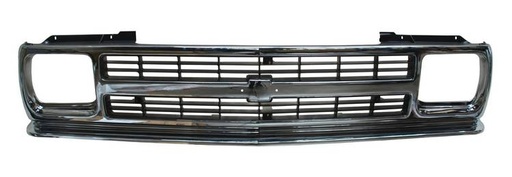 [CHS1091PARCR] PARRILLA CHEVROLET S10 91-92 CROM (6742) TW