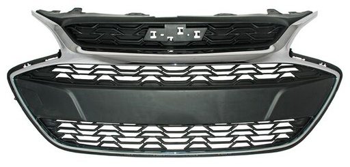 [CHSP19PASCFCR] PARRILLA CHEVROLET SPARK 19-20 SUP CENT FILO CROM