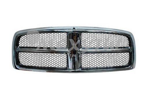 [DOPUR02PARCR] PARRILLA DODGE PU RAM DE 2002 AL 2005 COMPLETA CROM PANAL P/PINT(6809) TW