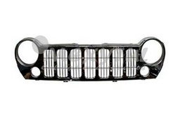 [JELIB05PARCR] PARRILLA JEEP LIBERTY 05-07 CROM P/FARO AUX (6799)