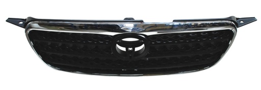 [TOCOR05PARCR] PARRILLA TOYOTA COROLLA 05-08 NEG C/MOLD CROM (6618) TW