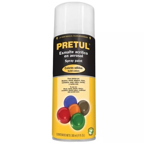[PA-BB-P] PINTURA AEROSOL BCO BRILLANTE PRETUL COD. 27171 PA-BB-P(131477)