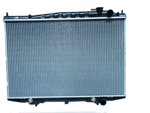 [35816 AU] RADIADOR NISSAN PU D22 DE 2008 AL 2015/ FRONTIER/ XTERRA DE 2000 AL 2004 AUT L4 2.4 GAS 17 2/3X 27 1/5 ALUM SOLDADO (112904)