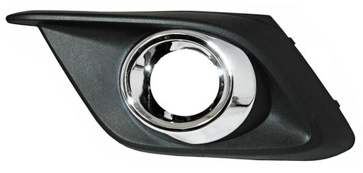[REMA314REJCRL] REJILLA (PARRILLA) DEFENSA MAZDA 3 14-16 C/MOLD CROM P/FARO AUX IZQ TW