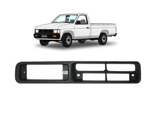 [NIPUD94REDHGR] REJILLA (PARRILLA) DEFENSA NISSAN PU D21 DE 1994 AL 2008 DER (7156) TW
