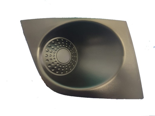 [62256-EM30A] REJILLA (PARRILLA) DEFENSA NISSAN TIIDA 07-18 P/FARO AUX S/HOYO DER ORIGINAL