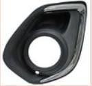 [MIAS13REJL] REJILLA (PARRILLA) MITSUBISHI ASX 13-15 P/FARO AUX C/MOLD CROM IZQ TW