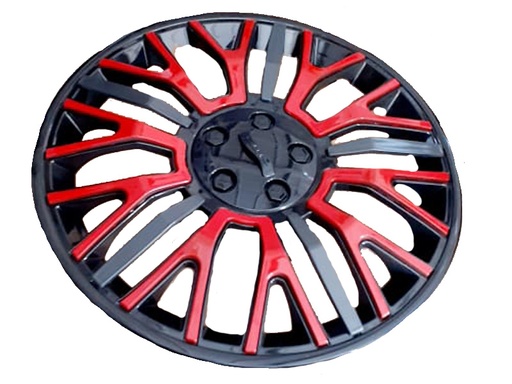 [1293-16/RD] TAPON RHIN 16" OWC NEG -ROJO (1293-16/RD)