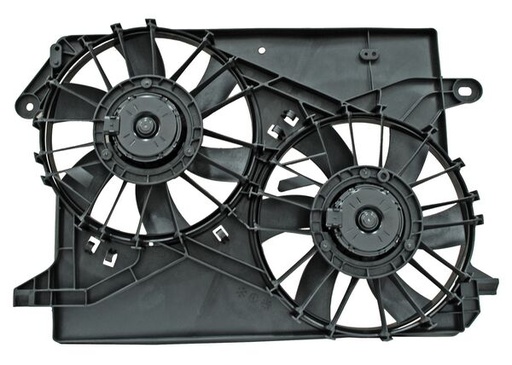 [DPCHA06MODOCO] MOTOVENTILADOR DODGE CHARGER 06-10/ CHALLENGER 08-10/ 300C 05-07/ MAGNUM 05-08 DOBLE COMPLETO TW