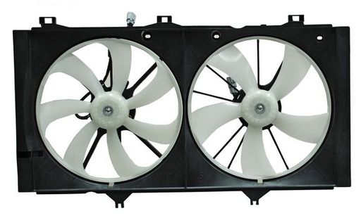 [TOAV09MODOAUCO] MOTOVENTILADOR TOYOTA AVANZA 09-11/ CAMRY 10 L4 2.7L S/AIRE P/RAD DOBLE AUT COMPLETO **** TW