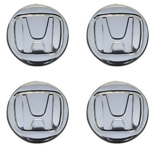 [MP-T006CR-4] TAPON RIN CENTRO HONDA FIT 56MM CROM JGO 4 PZAS N2