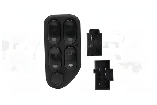 [FOEC04COCRN5TL] CONTROL MAESTRO  FORD ECOSPORT DE 2004 AL 2007 CRISTAL NEG 5 TECLAS IZQ