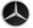 [MP-T023CRN-01] TAPON RIN CENTRO MERCEDES BENZ  75MM NEG/CROM LISO JGO 1 PZA N2