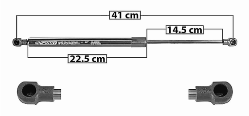 [CHSP16REGALNL] AMORTIGUADOR 5TA PTA (RESORTE GAS) CHEVROLET SPARK 16-21 LINEA NVA IZQ