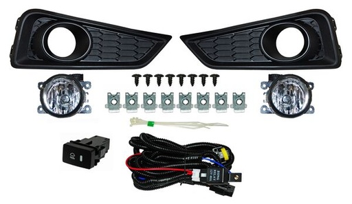 [HD647B-MOBI] FARO AUX (NIEBLA) HONDA CITY 14-17 C/PARRILLA JGO  TW