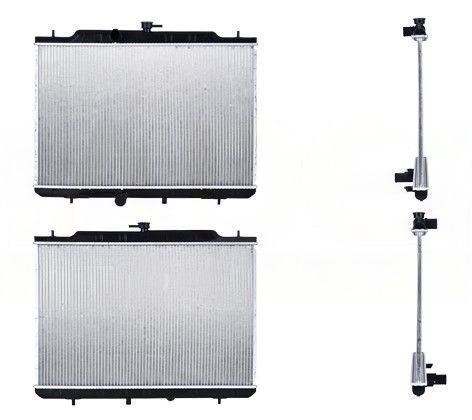 [NIRO08RAAU] RADIADOR NISSAN ROGUE DE 2008 AL 2014 L4 2.5 LTS AUT C/S AA 17 5/7X27X16MM ALUM *R