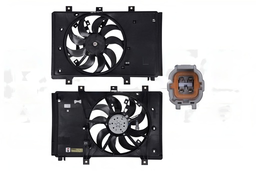 [218-3018-02] MOTOVENTILADOR TOYOTA YARIS DE 2016 A 2021 P/RAD 5PINES