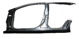 [CHBE11LOPOES] LIENZO POSTES COSTADO A Y B + ESTRIBO CHEVROLET BEAT/SPARK 2011 2017 IZQ ORIGINAL EX+