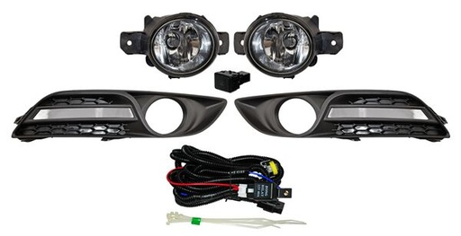 [NS535E] FARO AUX (NIEBLA) NISSAN SENTRA DE 2013 A 2016 C/PARRILLA JGO TYC TW