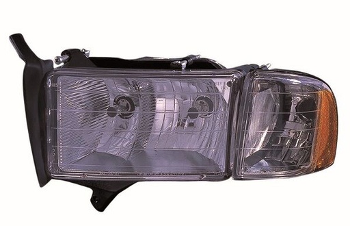 [FADO-RA00-2] FARO DODGE RAM PICK UP 2000 A 2002 LISO C/CUARTO IZQ PU