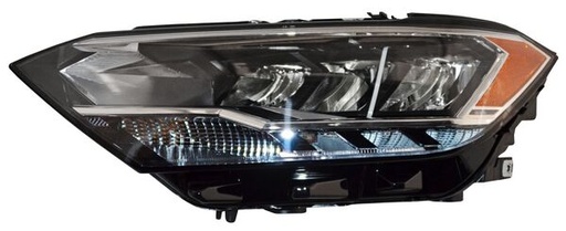 [20-G510-00-1N] FARO VOLKSWAGEN JETTA 2019 AL 2024 C/REFLEJANTE AMBAR LEDS IZQ TYC