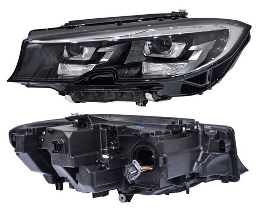 [20-H650-A6-2B] FARO BMW SERIE 3 19-22 LEDS C/MOTOR S/AFS FILO CROM  IZQ TYC
