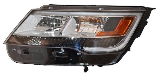 [20-9741-K6-1A] FARO FORD EXPLORER 2018 AL 2019 FONDO CROMADO LEDS C/LUZ DE DIA DER TYC