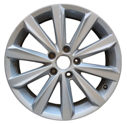 [RIVO-1017] RIN 17" 5/110 VOLKSWAGEN GRIS ORIGINAL 1 PZA USADO