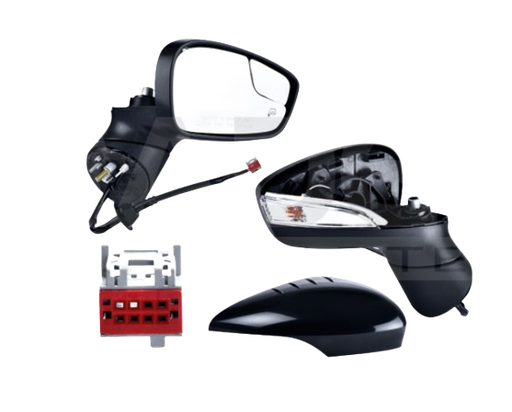 [018-1217-32] ESPEJO FORD FIESTA 2011 AL 2016 ELEC C/DESEMPANANTE C/DIRECCIONAL C/PUNTO CIEGO P/PINTAR 4 PTAS ST/SES/TITANIUM/SEL/SE/S DER *R