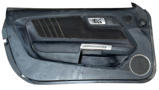 [TAFO-MU15-32] TAPA (PANEL) PUERTA FORD MUSTANG 2015 AL 2018 C/MOLDURA C/MANIJA INT C/CONTROL DE VIDRIO/SEGUROS  DEL IZQ USADO ORIGINAL