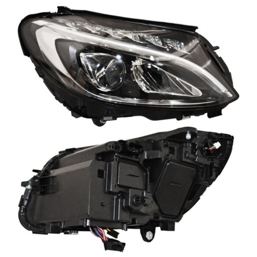 [20-G549-06-9B-ORUS] FARO MERCEDES BENZ CLASE C 2015 AL 2018 ELECT C/MOTOR LEDS DER DESMONTADO ORIGINAL