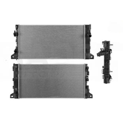 [2656.25] RADIADOR FORD PU/ F150 2015 AL 2020 V6 3.5/V8 5.0 LTS C/AA AUT 34 2/3X17 2/3X26MM ALUM SOLDADO POLAR