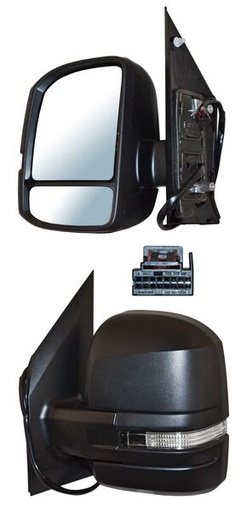 [ELVCRT19ER1] ESPEJO VOLKSWAGEN CRAFTER 2019 AL 2022 C/DIRECC C/DESEMP C/SENSOR PUNTO CIEGO DER