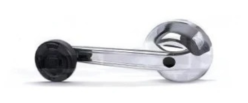 [MEJE-CJ80-CR21] MANIJA ELEVADOR JEEP CJ7/CJ5/EAGLE 1980 AL 1988 CROMO LISA PERILLA NEGRA DER/IZQ *R