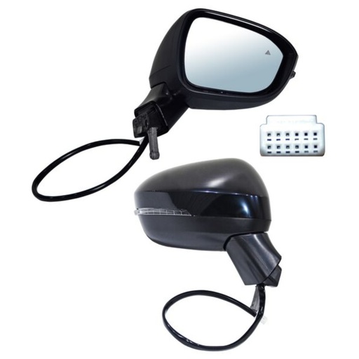 [ESNI-XT23-7I1] ESPEJO NISSAN XTRAIL 2023 AL 2025/ ROGUE 2021 AL 2023 SOLO AMER ELECT P/PINT C/DIRECC C/ DESEMP 7 PINES DER