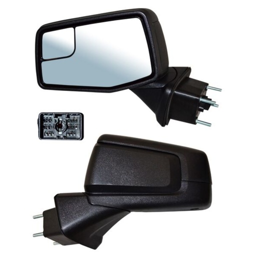 [ESCH-PU19-ELT7I2] ESPEJO CHEVROLET PU 1500/ SILVERADO 2019 AL 2023 ELECT TEXT C/DESEMP 7 PINES IZQ