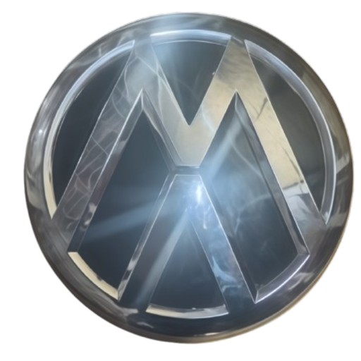 [IOVO-GO15-X] INSIGNIA ORIGINAL PARRILLA VOLKSWAGEN GOL 2015 AL 2016/ SAVEIRO 2010 AL 2016 13 X 13 CM D-1