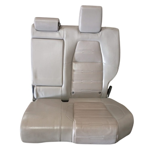 [ASPI-PVAB-GS4] ASIENTO BANCA PIEL PORTA VASOS ABATIBLE GRIS TRAS