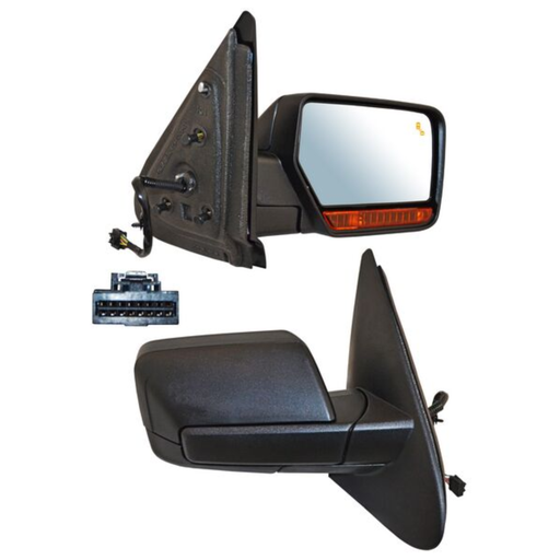 [ESFO-EX15-ELT15I1] ESPEJO FORD EXPEDITION 2015 AL 2017 ELECT TEXT C/LUZ INF C/DIRECC AUTOABATIBLE C/SENSOR PUNTO CIEGO C/MEM C/DESEMP 15 PINES DER