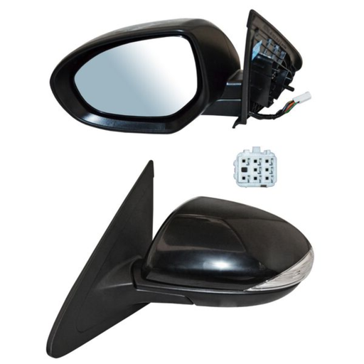 [ESMA-M310-EL8I2] ESPEJO MAZDA 3 2010 AL 2013 ELECT P/PINT C/DESEMP C/DIRECC C/SENSOR PUNTO CIEGO 8 PINES IZQ