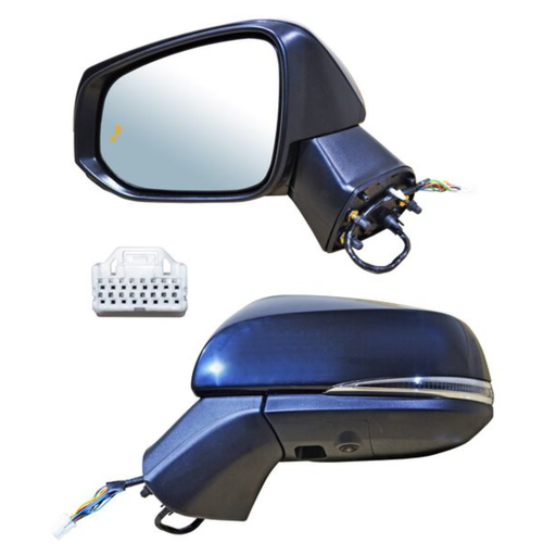 [ESTO-RA19-EL14I2] ESPEJO TOYOTA RAV4 2019 AL 2024 ELECT P/PINT C/DESEMP C/DIRECC C/LUZ INF C/SENS PUNTO CIEGO C/CAMARA 14 PINES IZQ