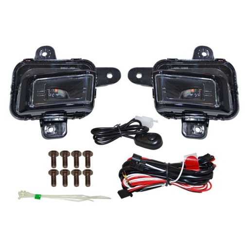 [FACH-PU23-LJ] FARO AUX (NIEBLA) CHEVROLET PU/ 1500/ GMC SIERRA 2023 AL 2024 LEDS JGO