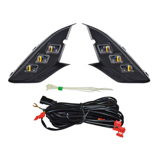 [FAMA-M224-LCPJ] FARO AUX (NIEBLA) MAZDA 2 2024 LEDS C/PARRILLA JGO