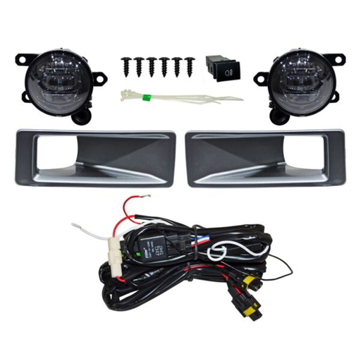 [FAMI-PU24-LCPJ] FARO AUX (NIEBLA) MITSUBISHI PU L200 2025 LEDS C/PARRILLA JGO