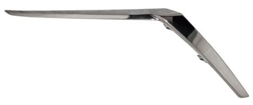 [MDNI-KI21-CRH31] MOLDURA FASCIA (DEFENSA) NISSAN KICKS 2021 AL 2024 CROM HUMO DEL DER