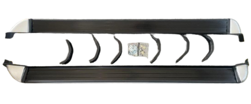 [ESNI-NP16] ESTRIBO NISSAN PU NP300 2015 AL 2023 ALUMINIO C/ HERRAJES INSTALACION JGO 2 PZAS