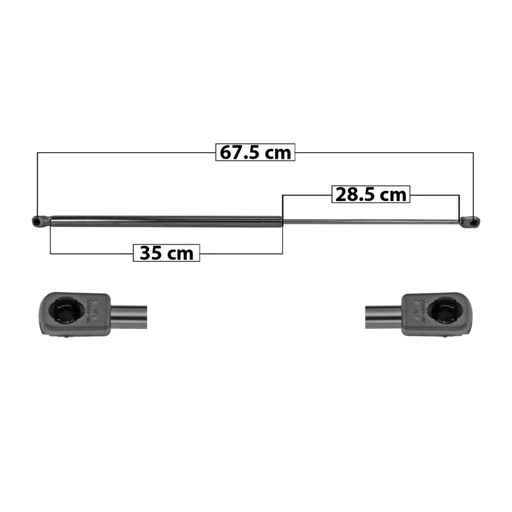 [60116MAN] AMORTIGUADOR 5TA PUERTA LANDROVER FREELANDER 02-05 130 29.22 13.25 190 42.71 19.37 TUR DER/ IZQ