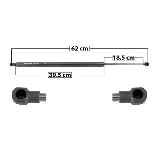 [51113MAN] AMORTIGUADOR 5TA PUERTA MAZDA CX-5 18-22 62 39.5 18.5 640 143.88 65.26 680 152.87 69.34 SPART 5850 TUR DER/ IZQTRASERA