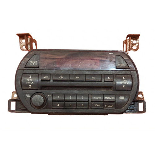[ESNI-AL02-USOR] ESTEREO NISSAN ALTIMA 2002 AL 2005 2.5/3.5L V6 C/RADIO AM/FM P/CD/MP3 DESMONTADO ORIGINAL COD. 28185-3Z710